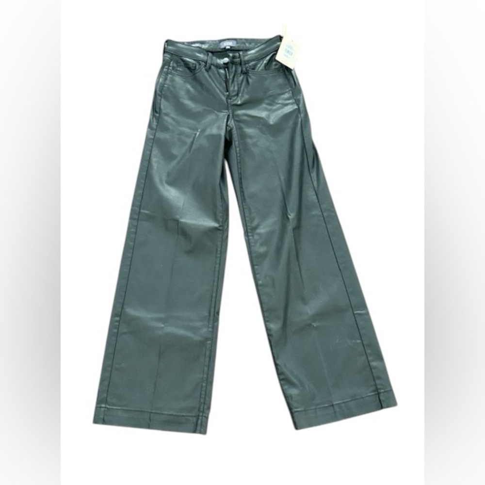 NWT!  NYDJ Coated Theresa Wide Leg Jeans